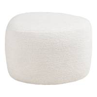 Hilo puf trekantet 55x40cm chenille polyester stof offwhite