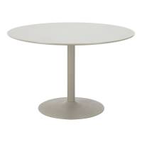 Riva spisebord &Oslash;120cm i MDF og st&aring;l sand