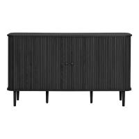 Nikko sk&aelig;nk 140x40x79cm med 2 jalousil&aring;ger sort