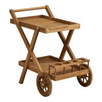Pasaku serveringsvogn 86x50x81 cm i teak