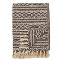 Adana plaid 130x180cm i 80% genanvendt bomuld brun