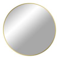 Madrid spejl &Oslash;80cm med aluminium ramme i messing look