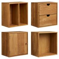 Townsville v&aelig;ghylder kvadratiske i natur eg, s&aelig;t af 4 stk