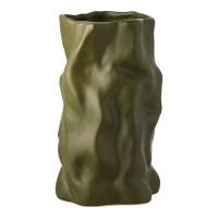 Vase i keramik &Oslash;15x25,5cm gr&oslash;n