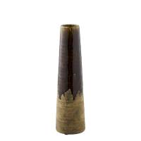 House Nordic vase i kramik &Oslash;11x39cm brun