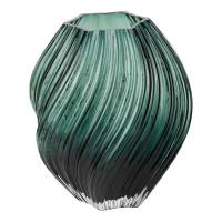 House Nordic vase i mundbl&aelig;st glas &Oslash;19x23cm m&oslash;rkegr&oslash;n