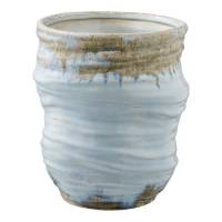Vase i keramik &Oslash;19x22,5 lysebl&aring;