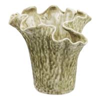House Nordic vase i keramik &Oslash;22x23,5cm m&oslash;rk sand