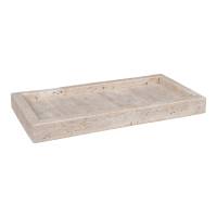 House Nordic travertin bakke 30,5x15cm natur
