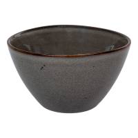 Selma sk&aring;l i keramik &Oslash;15x9cm gr&aring;, s&aelig;t a 4 stk
