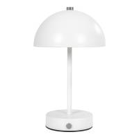 Holt bordlampe genopladelig 25 cm st&aring;l hvid