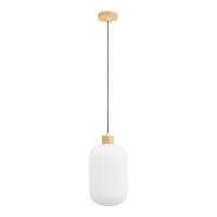 House Nordic Argalo pendel &Oslash;20cm i tr&aelig; og hvid glas