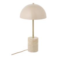Sheffield bordlampe &Oslash;25cm i marmor og metal beige