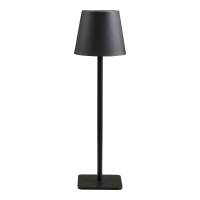 Bradford bordlampe genopladelig med 3 lysniveauer sort