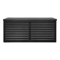 Dubrovnik hyndeboks i plast 146,5x61x64,5cm 490 liter sort