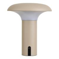 Ramsey LED genopladelig bordlampe &Oslash;18cm beige