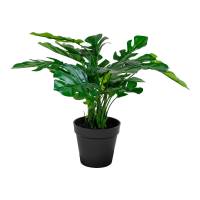 Monstera kunstig plante 45cm gr&oslash;n