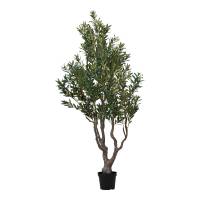 Oliventr&aelig; kunstig plant h&oslash;jde 220 cm gr&oslash;n