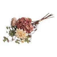 Dahlia buket kunstige blomster mix