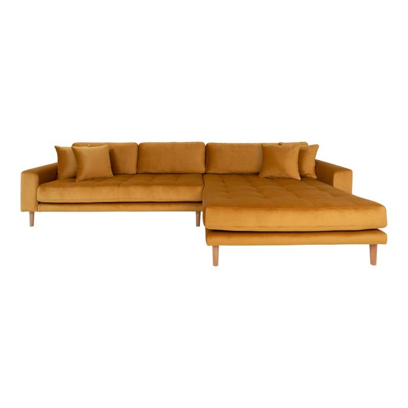 Lido loungesofa 290x170cm h&oslash;jrevendt gul