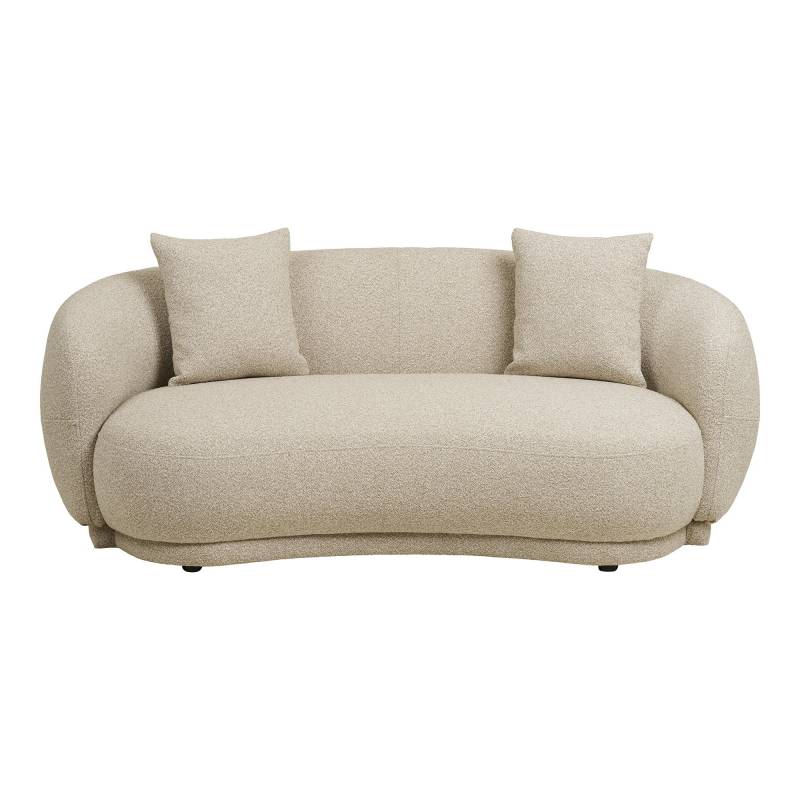 Hawkes sofa 2,5-personers med 2 puder sand