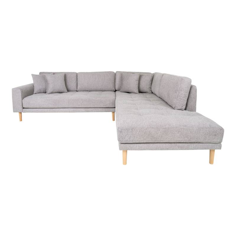 Lido hj&oslash;rnesofa 257x220cm h&oslash;jrevendt gr&aring;