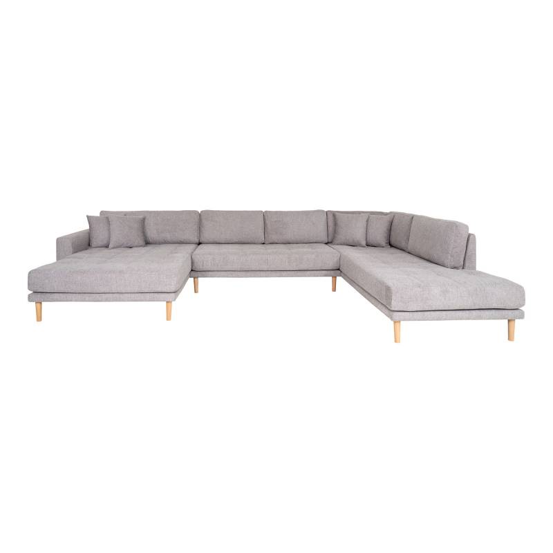 Lido U-Sofa 370x220cm venstrevendt gr&aring;