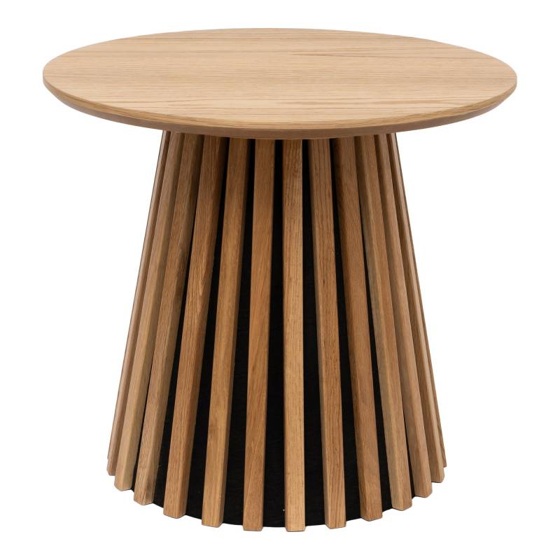 Osaka hj&oslash;rnebord &Oslash;50cm h&oslash;jde 45cm MDF i natur egefiner