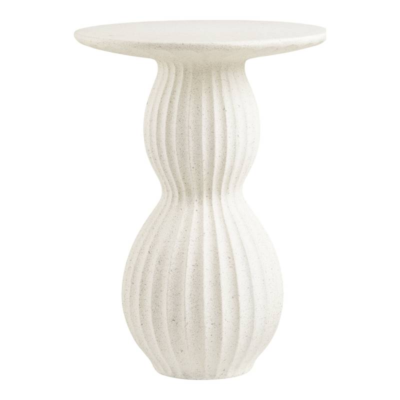 Newtown hj&oslash;rnebord &Oslash;40cm fiberclay hvid