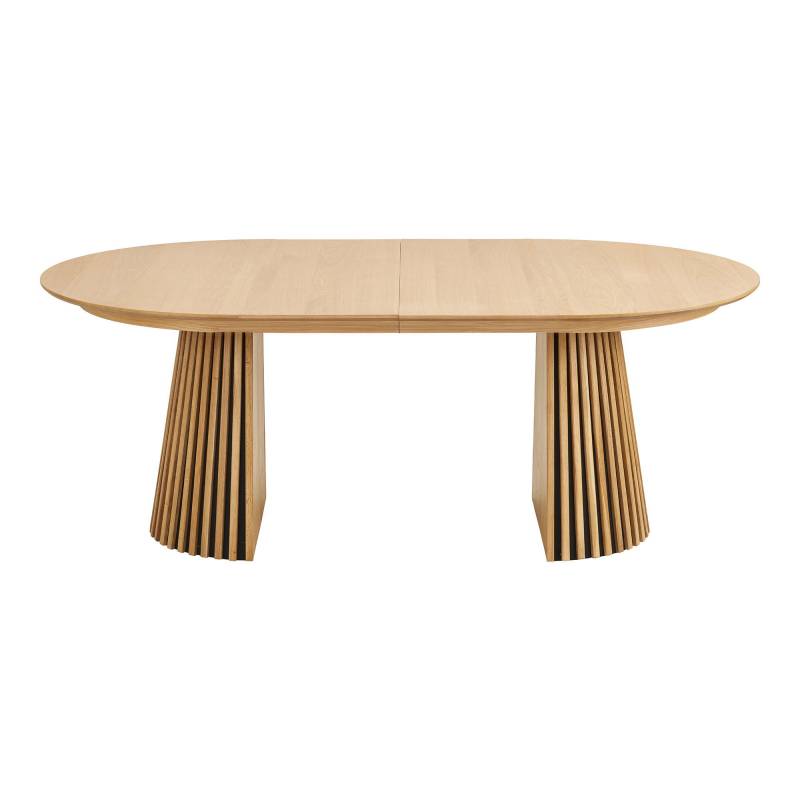 Osaka spisebord med 2 till&aelig;gsplader 200/250/300x120cm egefiner