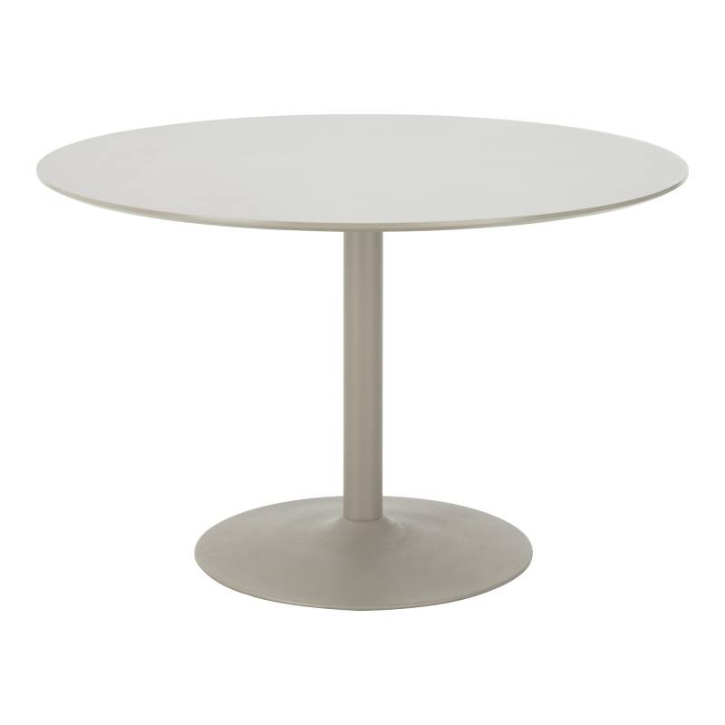 Riva spisebord &Oslash;120cm i MDF og st&aring;l sand