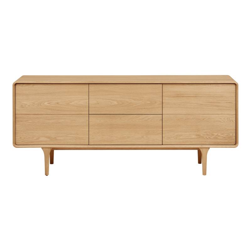 Darwin sk&aelig;nk 180x75cm med skuffer og l&aring;ger egetr&aelig;