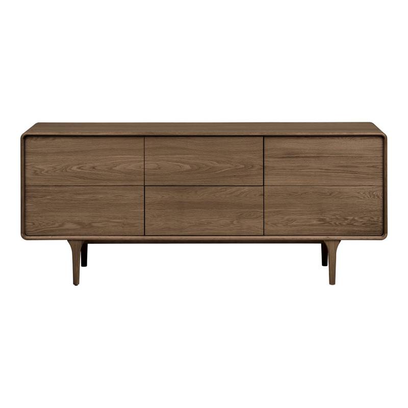 Darwin sk&aelig;nk 180x45x75cm med 2 l&aring;ger og 2 skuffer egetr&aelig;