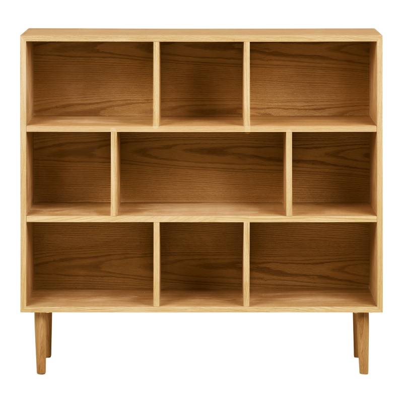 Oshawa bogreol med 9 rum i eg