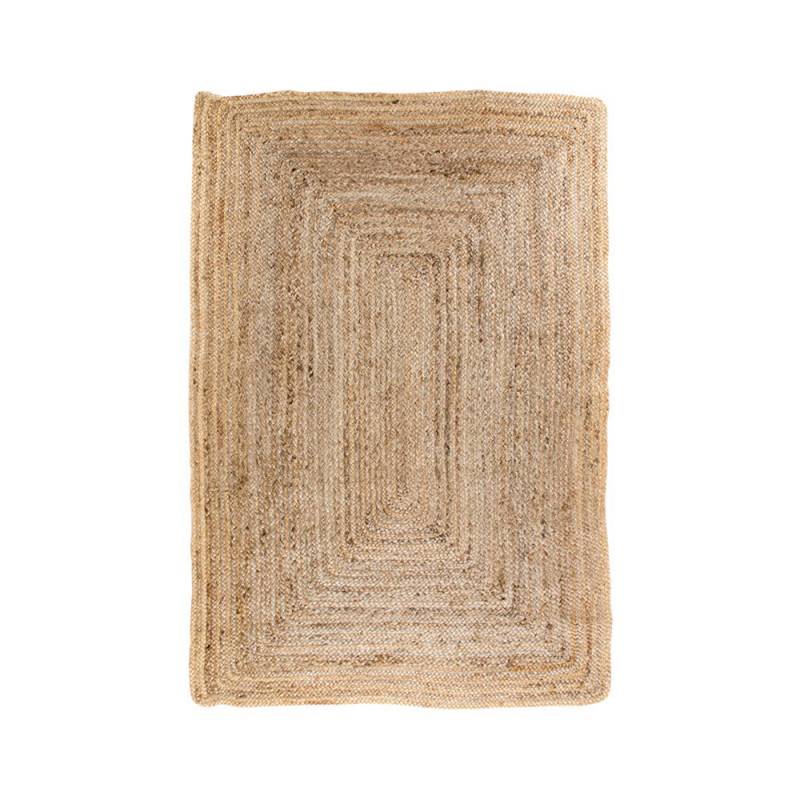 Bombay gulvt&aelig;ppe 60x90cm i flettet jute naturfarvet