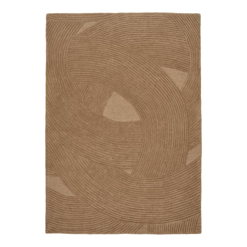 Pune gulvt&aelig;ppe 200x300cm h&aring;ndtuftet brun