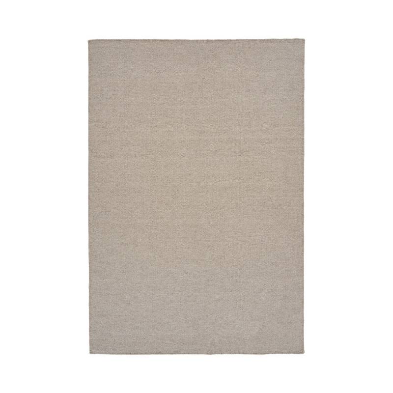 Nila t&aelig;ppe h&aring;ndv&aelig;vet 160x230cm m&oslash;rk sand