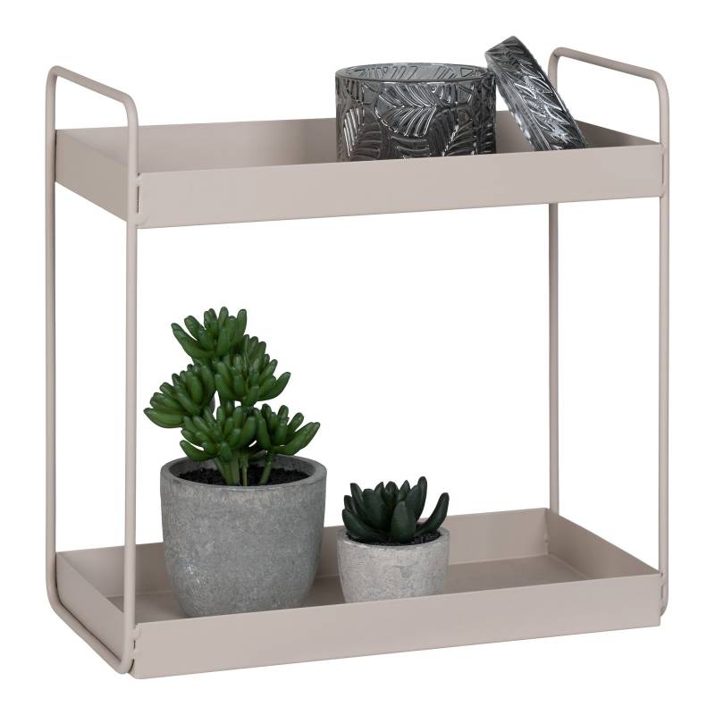 Rabo st&aring;ende dobbelthylde 30x15x31cm i st&aring;l sand