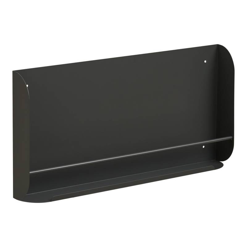 Volterra v&aelig;ghylde i metal 60x30cm m&oslash;rkegr&aring;