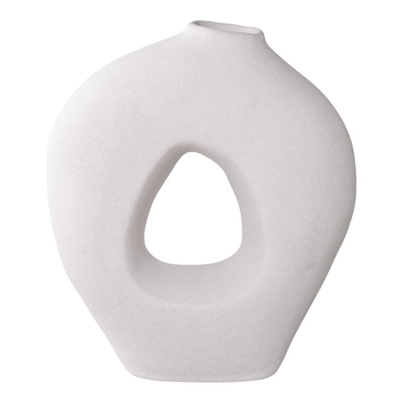 House Nordic vase i keramik 24x10,5x27,8cm hvid