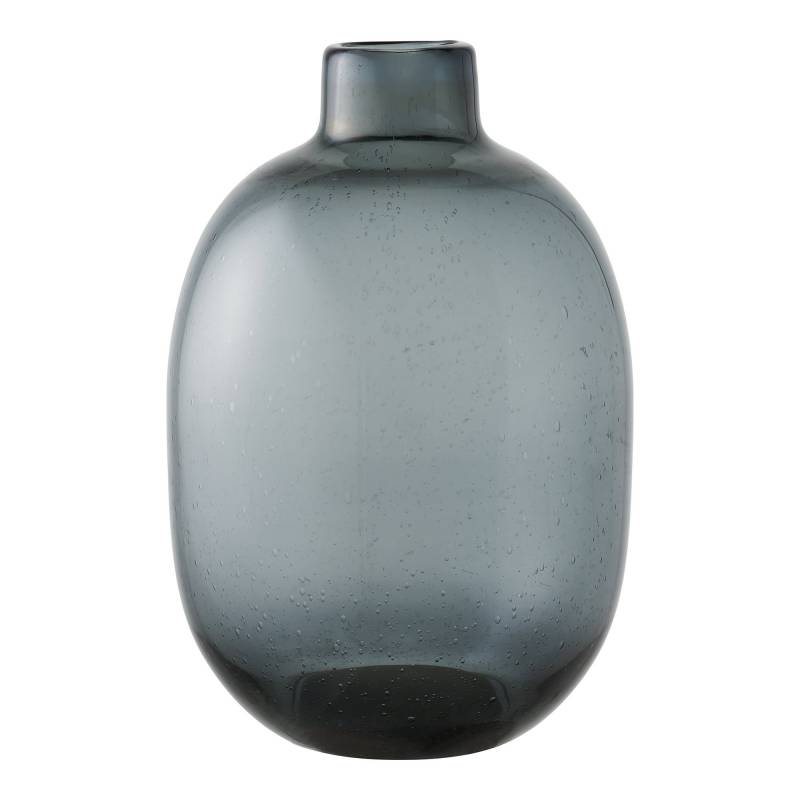 Vase i glas &Oslash;23x35cm smoked sort