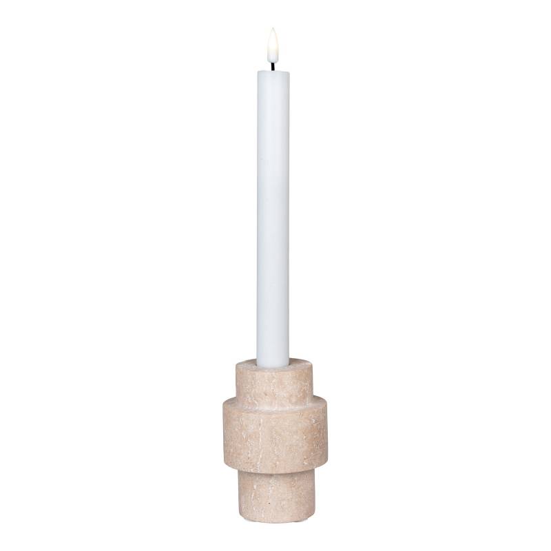 House Nordic lysestage &Oslash;7x10cm travertin natur