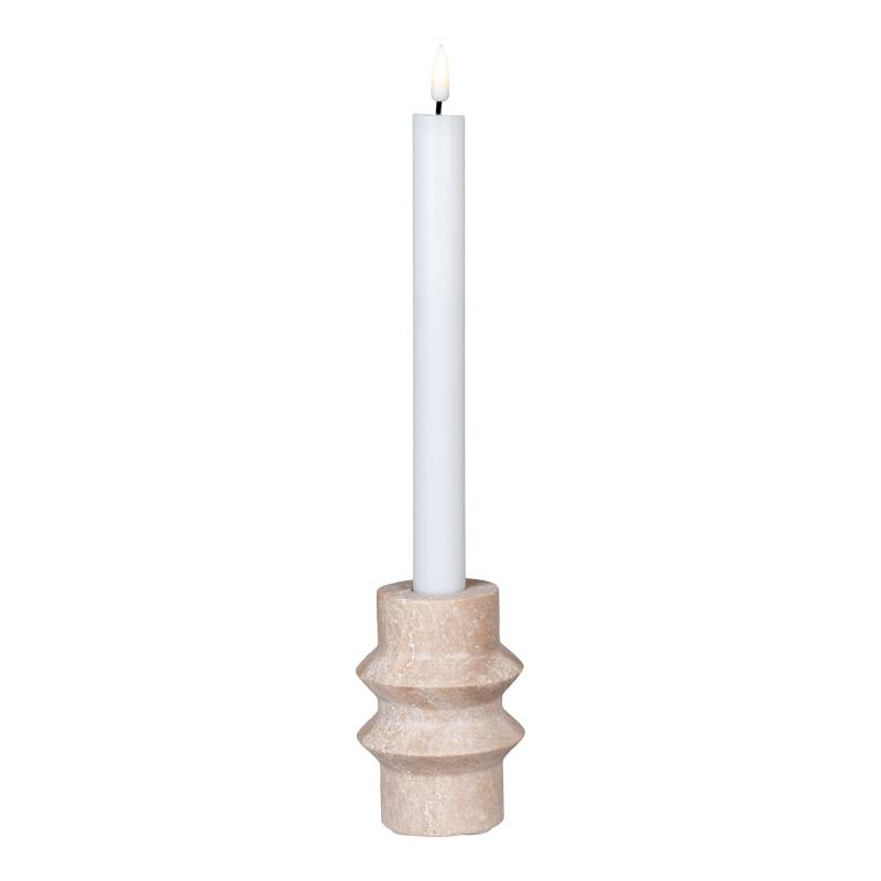 House Nordic lysestage &Oslash;7x10cm natur travertin