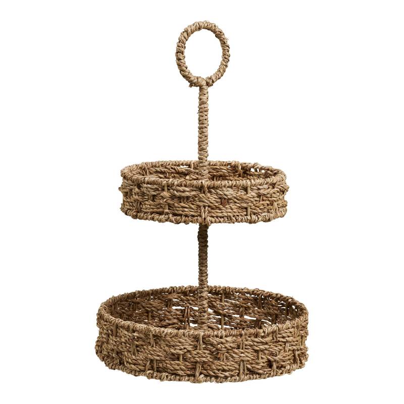 Rifbjerg serveringsopsats af s&oslash;gr&aelig;s &Oslash;25x40,5cm natur