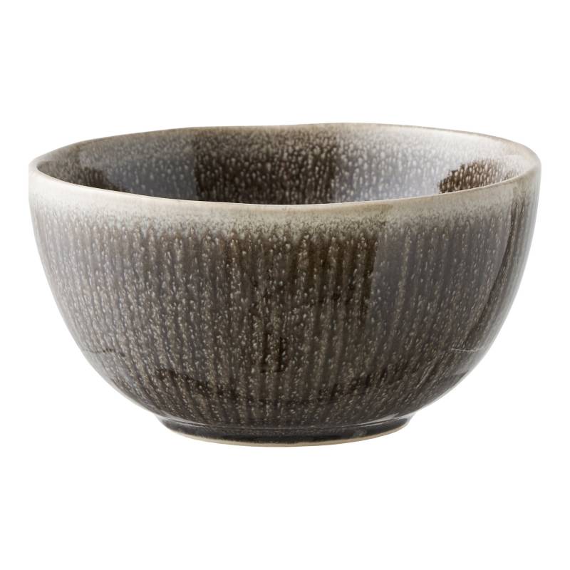 Viola sk&aring;l i keramik &Oslash;14,5x7cm gr&aring;, s&aelig;t a 4 stk