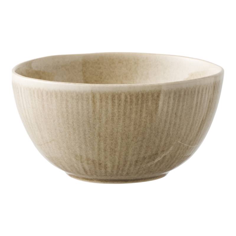 Viola sk&aring;l i keramik &Oslash;14,5x7cm beige, s&aelig;t a 4 stk