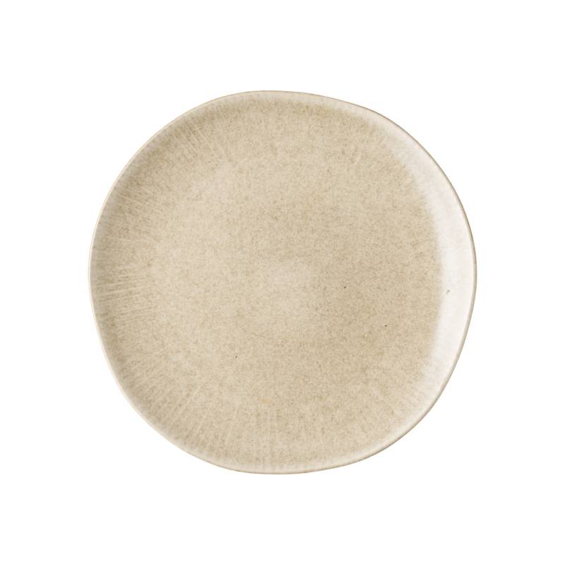 Viola frokosttallerken i keramik &Oslash;21cm beige, s&aelig;t a 4 stk