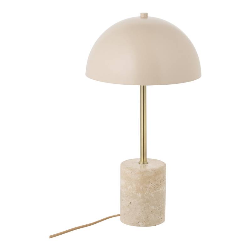 Sheffield bordlampe &Oslash;25cm i marmor og metal beige