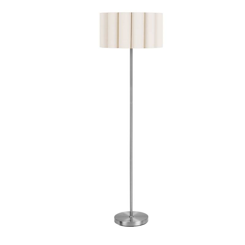 Watton gulvlampe &Oslash;45cm h&oslash;jde 150cm gr&aring; og beige