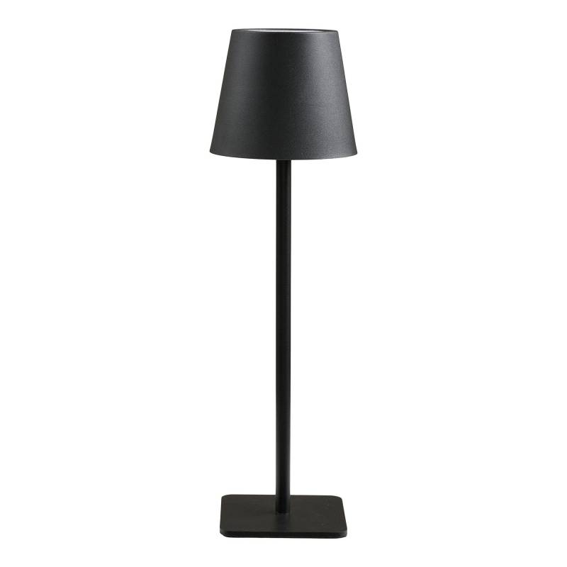 Bradford bordlampe genopladelig med 3 lysniveauer sort